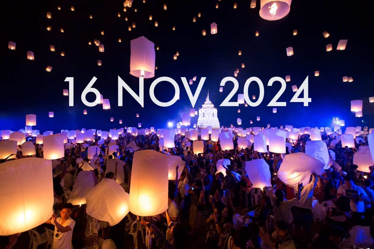 Chiangmai CAD Khomloy Sky Lantern Festival 2024 