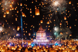 The biggest lantern festival in Chiang Mai